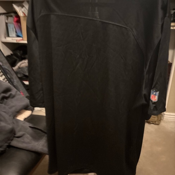 Arizona Cardinals Adult Dri-fit Black Polo NFL Authentic Button Up Fits like XL - Picture 10 of 10